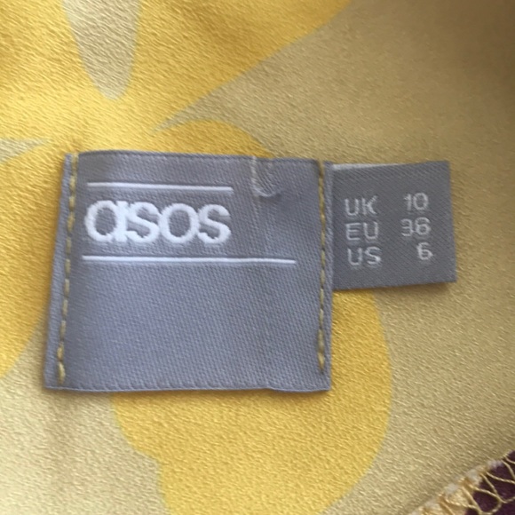 ASOS yellow floral retro shift dress - Picture 5 of 7